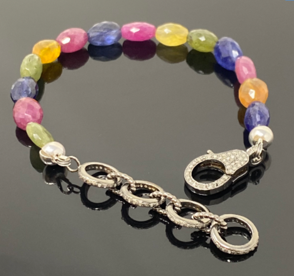 Unique Handmade Silver & Gemstone Bracelets at Akstar Gems