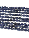 Blue Sapphire Beads, Natural Gemstone Beads, Jewelry Supplies for Jewelry Making, Bulk Wholesale Beads, 7mmx6mm - 10x7mm, 13" Strand