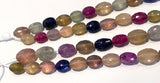 Natural Sapphire Gemstone Beads, Multi Sapphire Faceted Beads, Jewelry Supplies for Jewelry Making, Gemstone Beads, 13" Full Strand