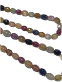 Natural Sapphire Gemstone Beads, Multi Sapphire Faceted Beads, Jewelry Supplies for Jewelry Making, Gemstone Beads, 13" Full Strand