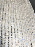 Natural Rainbow Moonstone Beads, Gemstone Beads, Jewelry Supplies, Jewelry Making, Wholesale Beads, Bulk Beads,