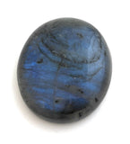 Natural Labradorite Gemstone Cabochon, Jewelry Supplies for Jewelry Making, Gemstone Cabochons for Wire Wrapping, 35x30x9.25mm