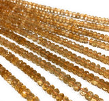 Citrine Gemstone Beads, Natural Citrine Beads, Jewelry Supplies for DIY Jewelry Making, Wholesale Bulk Beads, 5mm-5.5mm