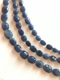 Sapphire Beads, Blue Sapphire Beads, Gemstone Beads, Natural Gemstone Beads, Jewelry Supplies, Jewelry Making, Wholesale Beads, 7"Strand