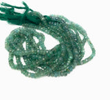 13" Zambian Emerald Gemstone Beads, Wholesale Bulk Beads, Jewelry Supplies, DIY Jewelry Making, 3mm - 6mm