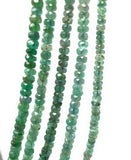 Emerald Beads, Zambian Emerald Beads, Natural Emerald Beads, Gemstone Beads, Wholesale Beads, Jewelry Supplies, Jewelry Making, 3mm - 6mm