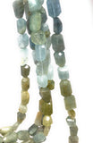 Aquamarine Beads, Aquamarine, Beading Supplies, Jewelry Making, Wholesale Beads, Bulk Beads, Natural Beads, Nugget Beads, 11.5" Strand