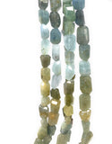 Aquamarine Beads, Aquamarine, Beading Supplies, Jewelry Making, Wholesale Beads, Bulk Beads, Natural Beads, Nugget Beads, 11.5" Strand