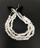 Rainbow Moonstone Beads, Natural Gemstone Beads, Nugget Beads, Jewelry Supplies, Bulk Wholesale Beads, 9x8mm - 13x9mm