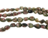 Natural Watermelon Tourmaline Beads, Gemstone Beads, Wholesale Bulk Beads, Jewelry Supplies 13" Strand