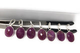 Sterling Silver Pink Sapphire Pendant, Natural Gemstone Pendants, Wholesale Jewelry Supplies for DIY Jewelry Making, Gifts for Her