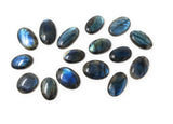 Wholesale Labradorite Cabochon, Natural Gemstone Labradorite Cabochon, Wire Wrapping Jewelry Supplies, Jewelry Making, 28mm-38mm, 4Pc/5Pc