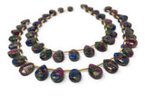 Mohave Multi Gemstone Copper Turquoise Beads - Tourmaline - Lapis Lazuli , Gemstone Beads, Healing Crystal Beads, Jewelry Supplies, 23 Pcs