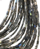 Labradorite Faceted Beads, Natural Gemstone Beads, Wholesale Beads, Bulk Beads, 13" Strand