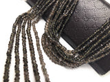 Natural Smokey Quartz Gemstone Beads, Jewelry Supplies for Jewelry Making, Wholesale Bulk Gemstone Beads, 12.5" Strand