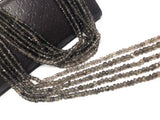 Natural Smokey Quartz Gemstone Beads, Jewelry Supplies for Jewelry Making, Wholesale Bulk Gemstone Beads, 12.5" Strand