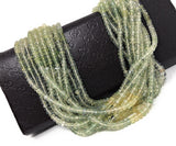 Natural Prehnite Beads, Gemstone Beads, Bulk Wholesale Beads for Jewelry Making, Jewelry Supplies, 4-5mm, 14"Strand