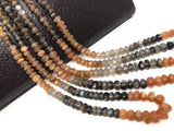 Multi Moonstone Beads, Gemstone Beads, Jewelry Supplies, Jewelry Making, Wholesale Beads, Bulk Beads, 5mm-6mm , 16" Strand