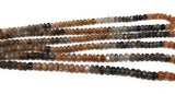 Multi Moonstone Beads, Gemstone Beads, Jewelry Supplies, Jewelry Making, Wholesale Beads, Bulk Beads, 5mm-6mm , 16" Strand