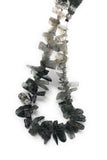 Green Rutile Beads - Rough Polished, Gemstone Beads, Jewelry Supplies for Jewelry Making, Wholesale Beads, Bulk Beads, 8" Strand