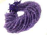 Natural Amethyst Gemstone Beads, Jewelry Supplies for Jewelry Making, Wholesale Bulk Gemstone Beads, 12.5" Strand