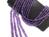 Natural Amethyst Gemstone Beads, Jewelry Supplies for Jewelry Making, Wholesale Bulk Gemstone Beads, 12.5" Strand