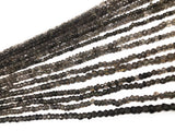 Natural Smokey Quartz Gemstone Beads, Jewelry Supplies for Jewelry Making, Wholesale Bulk Gemstone Beads, 12.5" Strand
