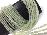 Natural Prehnite Beads, Gemstone Beads, Bulk Wholesale Beads for Jewelry Making, Jewelry Supplies, 13.25" Strand