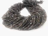 Gray Moonstone Beads, Gemstone Beads, Jewelry Supplies, Jewelry Making, Wholesale Beads, Bulk Beads, 13.5" Strand