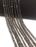 Gray Moonstone Beads, Gemstone Beads, Jewelry Supplies, Jewelry Making, Wholesale Beads, Bulk Beads, 13.5" Strand