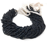 Black Tigers Eye Beads, Gemstone Beads, Jewelry Supplies for Jewelry Making, Wholesale Beads, Bulk Beads, 3-4mm , 13.5" Strand