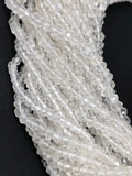 Crystal Quartz Beads, Gemstone Beads, Wholesale Beads, Bulk Beads, Jewelry Making Supplies, AAA+ Quality, 13" Strand