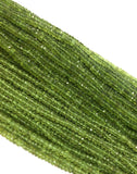 13" Natural Peridot Gemstone Beads, Genuine Gemstone Wholesale Bulk Beads for Jewelry Making, Peridot Beads AAA Quality, 4mm - 4.5mm