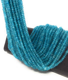 Natural Apatite Gemstone Beads, Genuine Gemstone Wholesale Jewelry Supplies for Jewelry Making, 4-5mm, 13" Strand