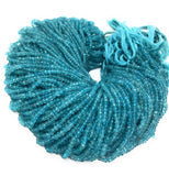 Natural Apatite Gemstone Beads, Genuine Gemstone Wholesale Jewelry Supplies for Jewelry Making, AAA Quality, 3-4mm, 13" Strand