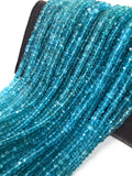 Natural Apatite Gemstone Beads, Genuine Gemstone Wholesale Jewelry Supplies for Jewelry Making, AAA+ Quality, 13" Strand