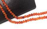 Natural Carnelian Gemstone Beads, Onion Shape Smooth Carnelian Beads, Jewelry Supplies for Jewelry Making, Bulk Wholesale Beads, 10" Strand