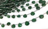 Green Strawberry Quartz Beads, Gemstone Beads, Jewelry Supplies for Jewelry Making, Wholesale Bulk Beads, 8" Strand