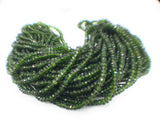 Natural Chrome Diopside Beads, Gemstone Beads, Wholesale Beads, Jewelry Supplies for Jewelry Making, AAA+ Grade, 3-5mm , 16" strand