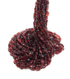 Natural Garnet Gemstone Beads, Garnet Beads, Jewelry Supplies for Jewelry Making, Wholesale Beads, Bulk Beads, AAA+ Quality, 16.5" Strand