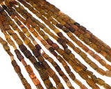 Natural Petro Tourmaline Beads, Gemstone Beads, Tourmaline Brick Beads, Wholesale Bulk Beads, AAA Quality - 4x3mm - 9x5mm , 13" Strand