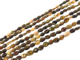 Natural Petro Tourmaline Oval Beads, Gemstone Beads, Tourmaline Beads, Wholesale Bulk Beads, AAA Quality - 6x5mm - 9x6mm , 12.5" Strand