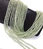 Natural Prehnite Beads, Gemstone Beads, Bulk Wholesale Beads for Jewelry Making, Jewelry Supplies, 13.25" Strand