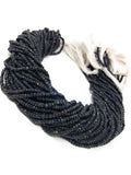 Black Tigers Eye Beads, Gemstone Beads, Jewelry Supplies for Jewelry Making, Wholesale Beads, Bulk Beads, 3-4mm , 13.5" Strand
