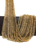 Beer Quartz Gemstone Beads, Jewelry Supplies for Jewelry Making, Wholesale Beads, Bulk Beads, AAA + Quality, 13.5" Strand