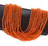 Carnelian Gemstone Beads, Natural Carnelian Beads, Jewelry Supplies for Jewelry Making, Bulk Beads, Wholesale Beads, 13" Strand