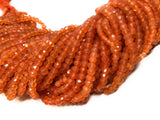 Carnelian Gemstone Beads, Natural Carnelian Beads, Jewelry Supplies for Jewelry Making, Bulk Beads, Wholesale Beads, 13" Strand