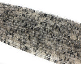 Natural Rutile Beads, Gemstone Beads, Jewelry Supplies for Jewelry Making, Wholesale Beads, Bulk Beads, AAA+ Quality, 13.25" Strand