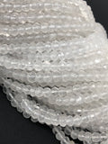 Crystal Quartz Beads, Gemstone Beads, Wholesale Beads, Bulk Beads, Jewelry Making Supplies, AAA Quality, 4-4.5mm, 13" Strand
