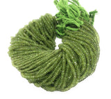 13" Natural Peridot Gemstone Beads, Genuine Gemstone Wholesale Bulk Beads for Jewelry Making, Peridot Beads AAA Quality, 4mm - 4.5mm